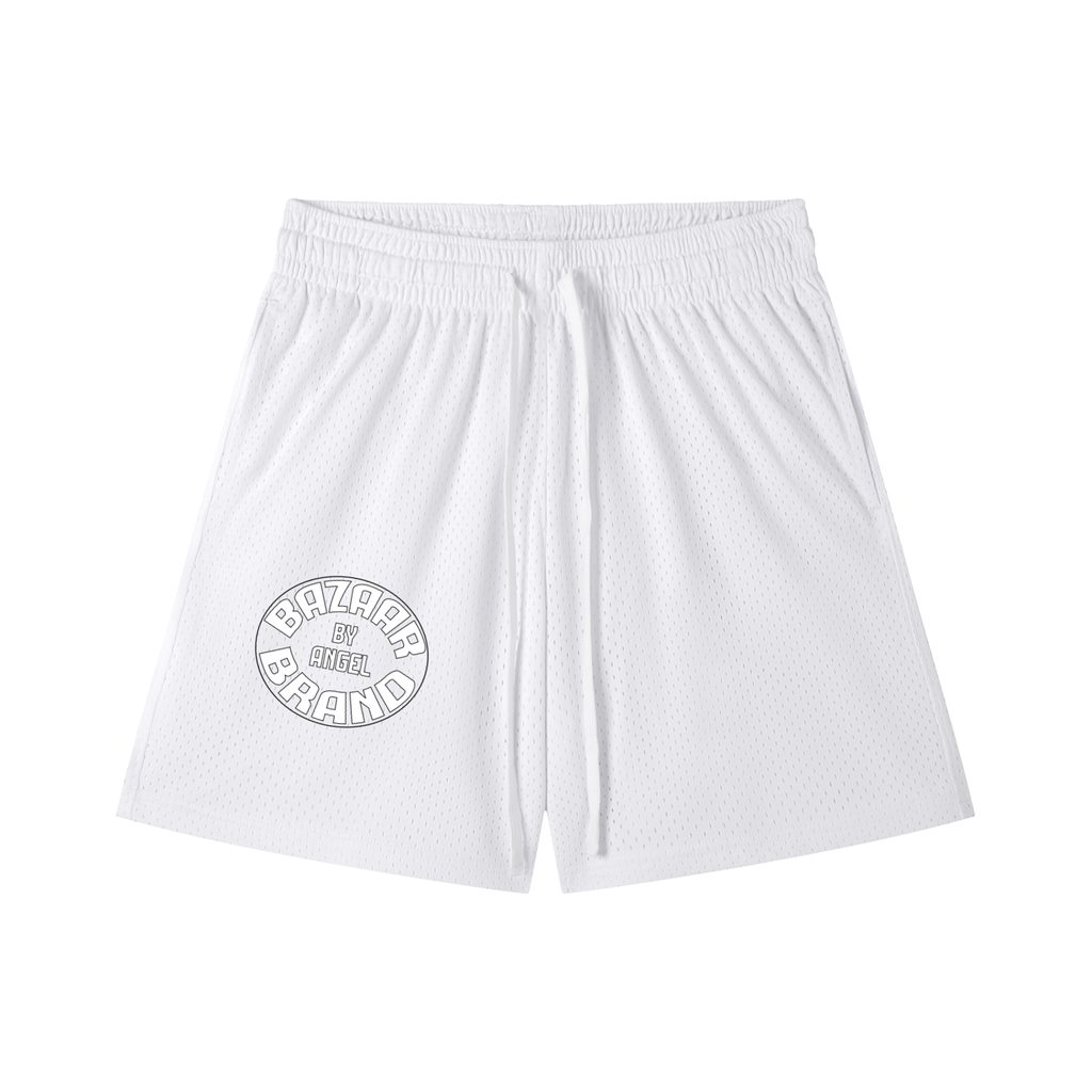 Mesh Drawstring Shorts