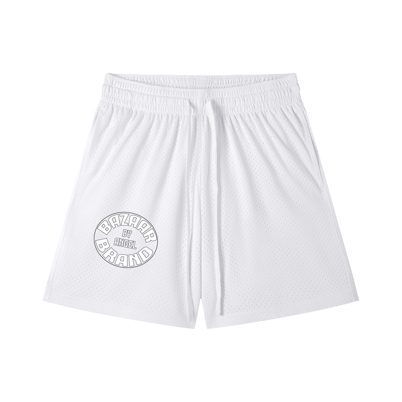 Mesh Drawstring Shorts