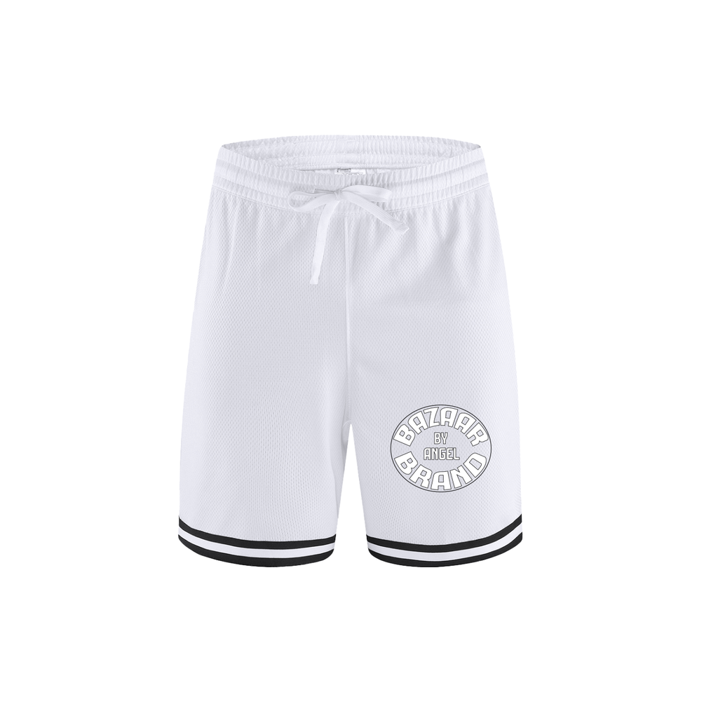 Classic Stripe Trim Basketball Shorts