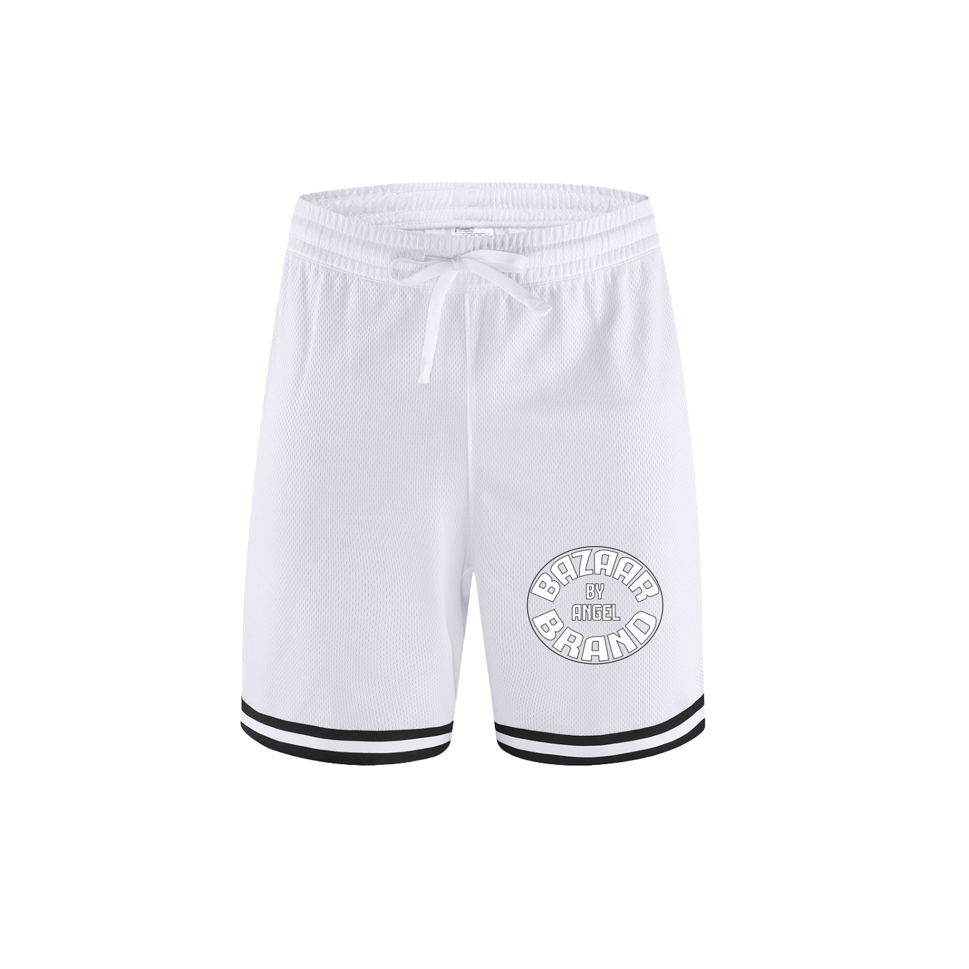 Classic Stripe Trim Basketball Shorts