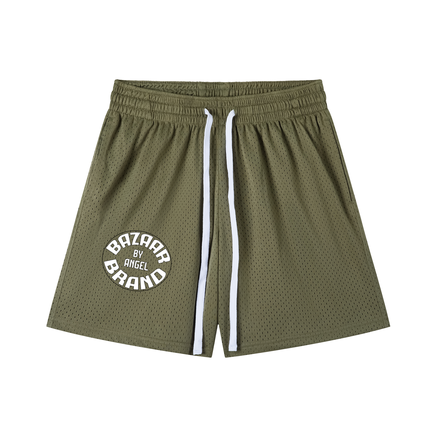 Mesh Drawstring Shorts