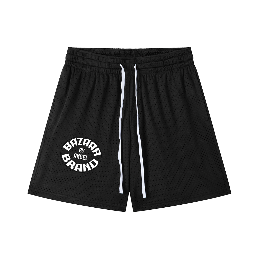 Mesh Drawstring Shorts