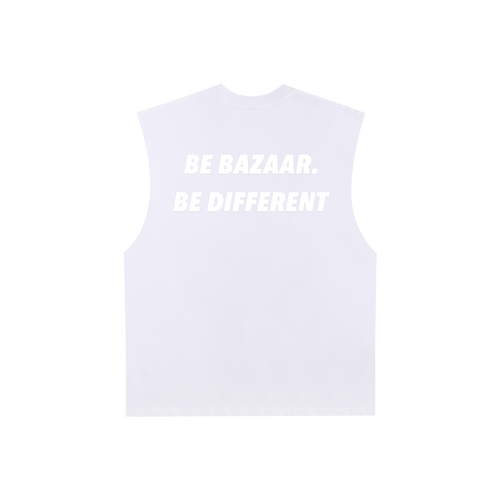 Raw Edge Cotton Tank Top